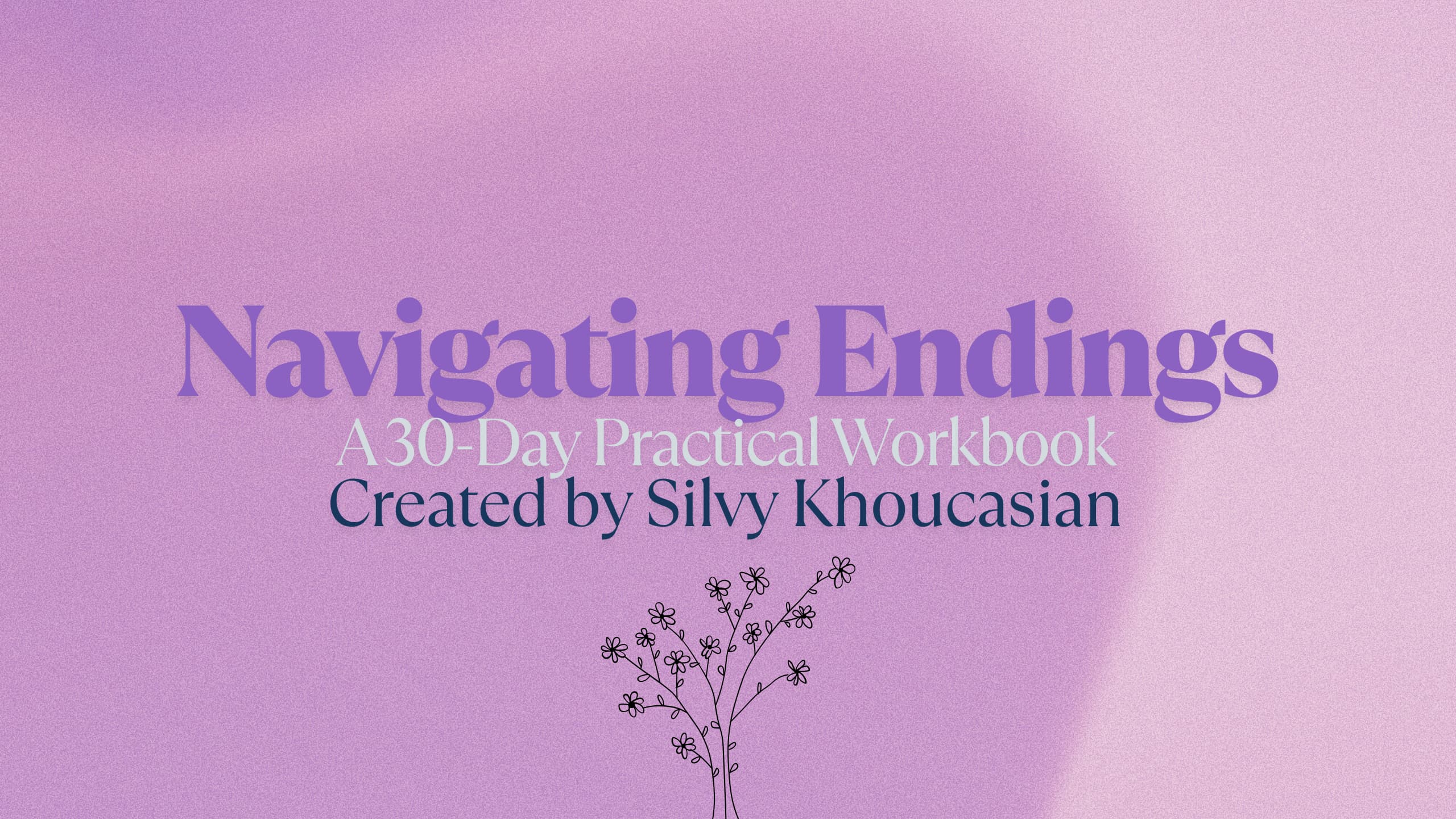 Navigating Endings workbook cover